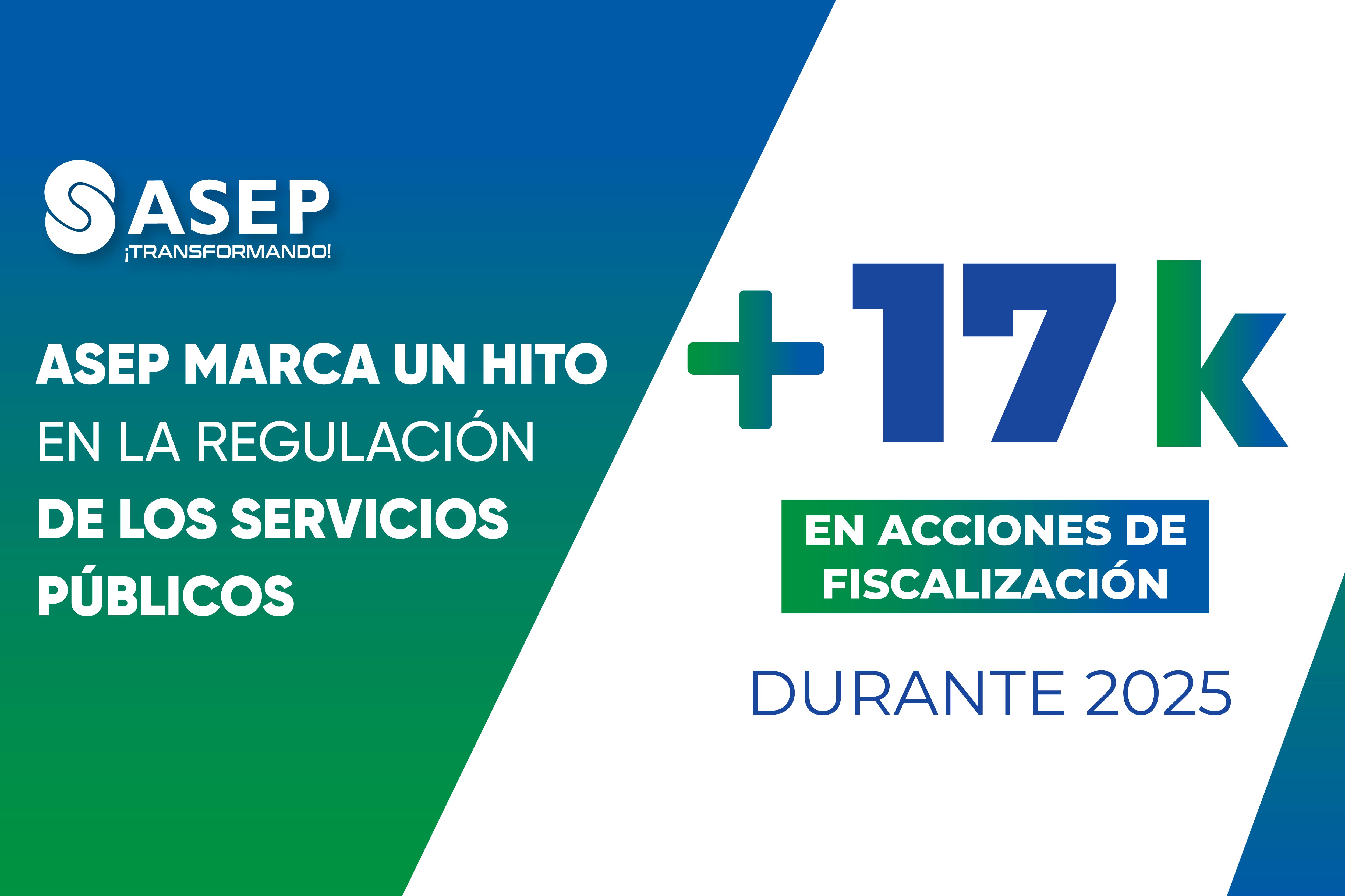 ASEP MARCA UN HITO EN LA REGULACIÓN DE LOS SERVICIOS PÚBLICOS DURANTE 2025