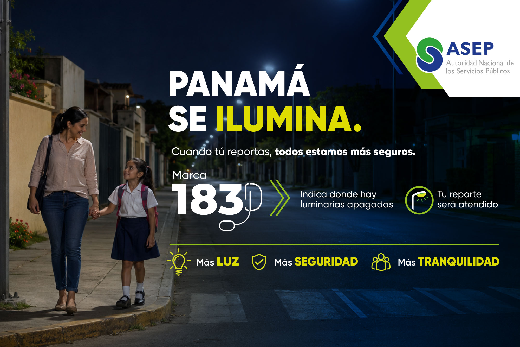 ASEP LANZA PROGRAMA “PANAMA SE ILUMINA”