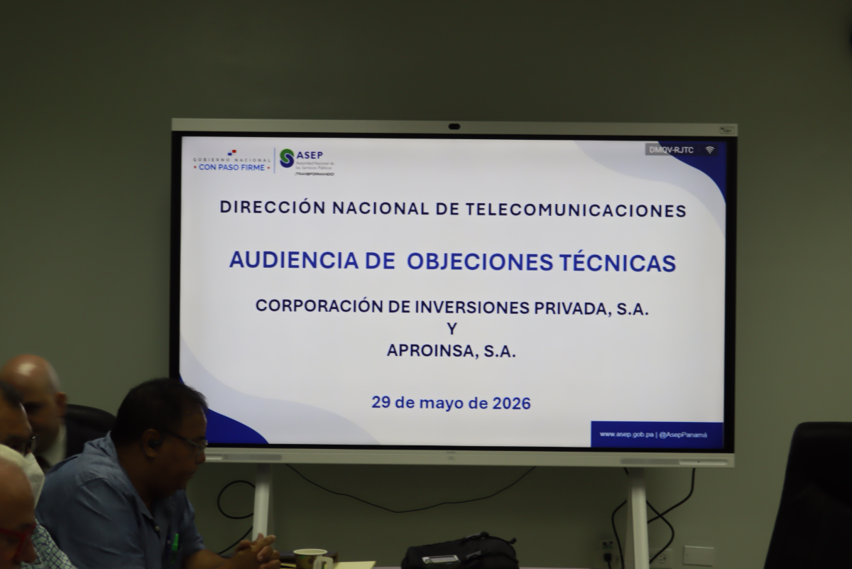 LA ASEP REALIZA AUDIENCIA DE OBJECIONES TÉCNICAS